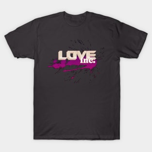 Love Inc - Cream/Purple T-Shirt